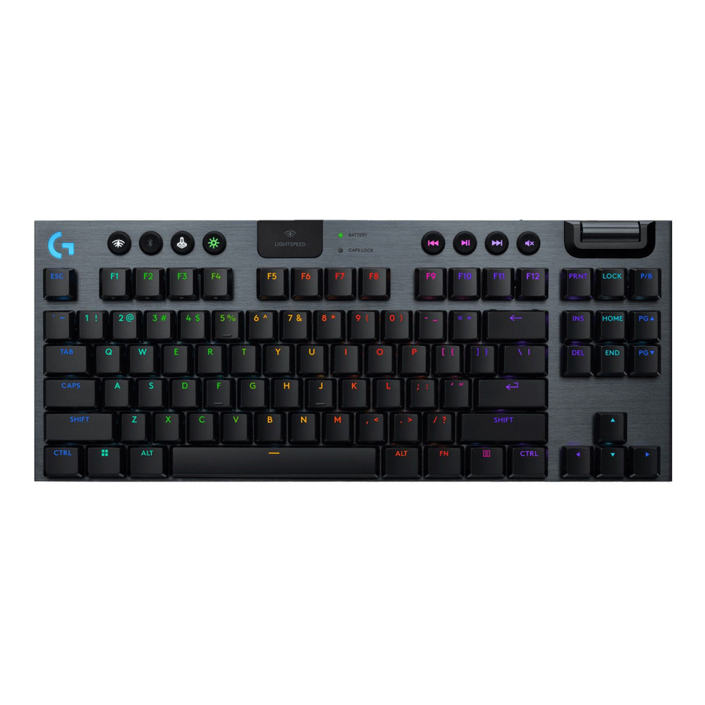 Logitech G Игровая клавиатура беспроводная G915 X TKL, (GL Clicky), Английская раскладка, черный  #1