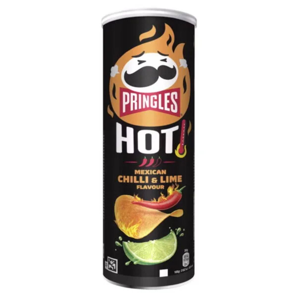 Чипсы Pringles HOT Mexican Чили и Лайм 160гр #1