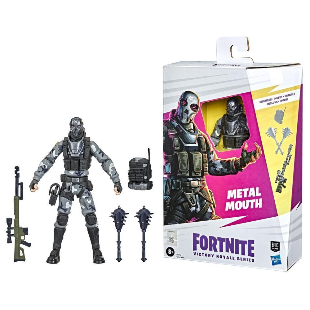 Фигурка-акция Фортнайт Hasbro Fortnite Victory Royale Series Metal Mouth Collectible Action Figure with #1