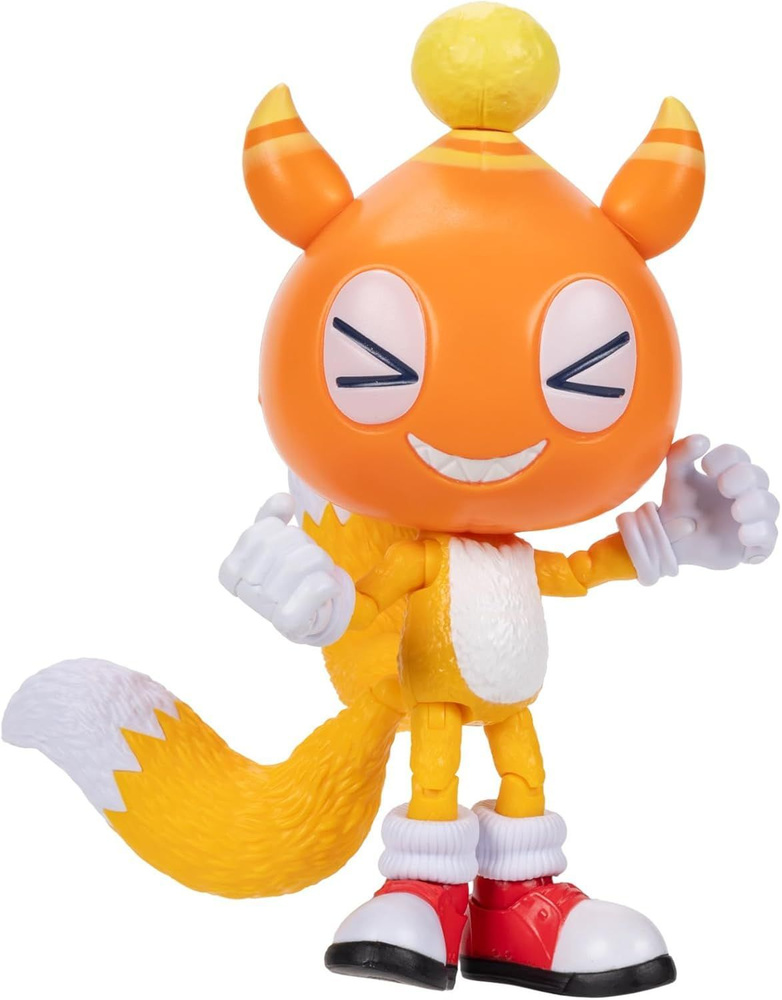 Фигурка Тейлз Chao Mascot Талисман Tails Соник в кино 3 Sonic 3 высокоартикулированная  #1