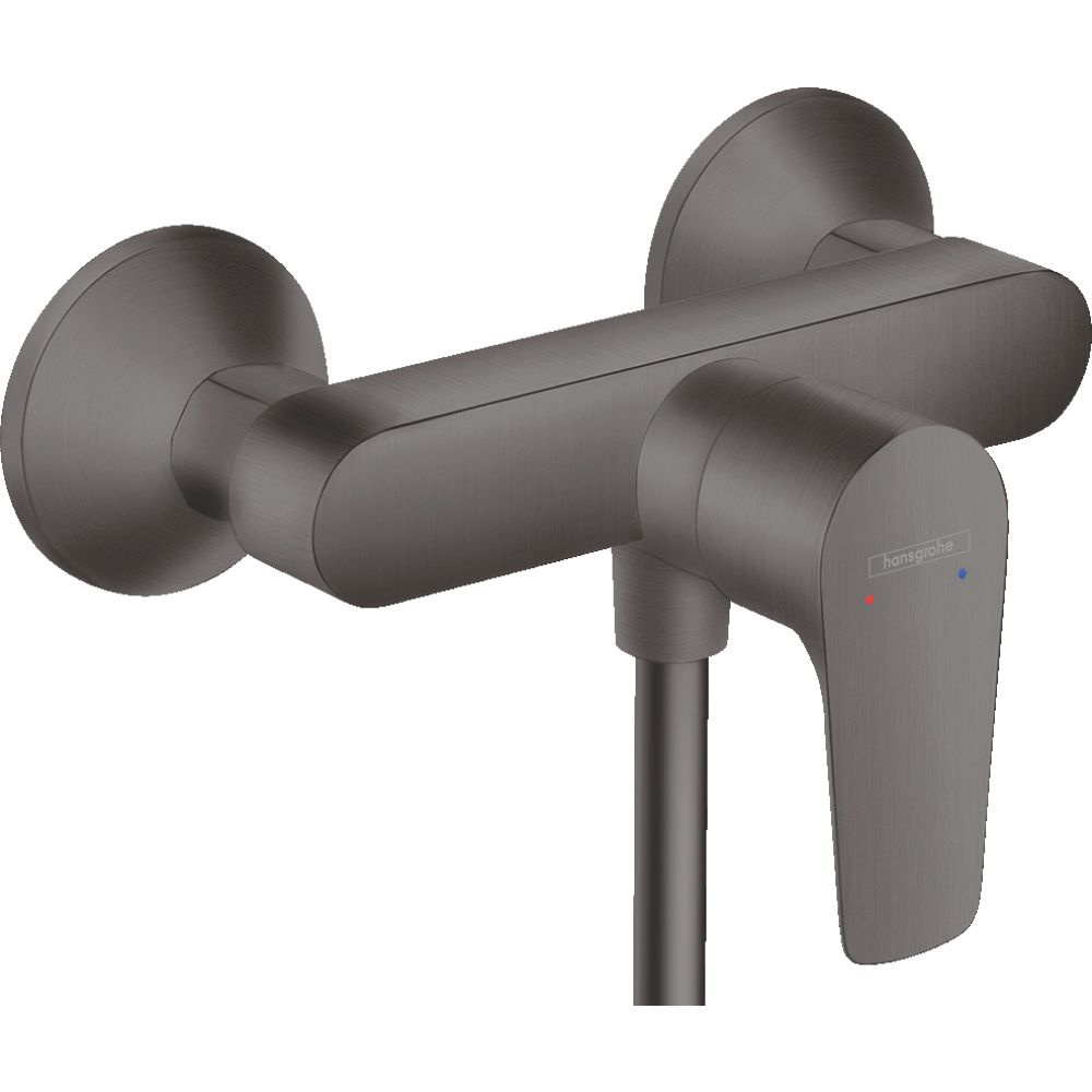 Смеситель для душа hansgrohe Talis E 71760340, шлифованный черный хром  #1