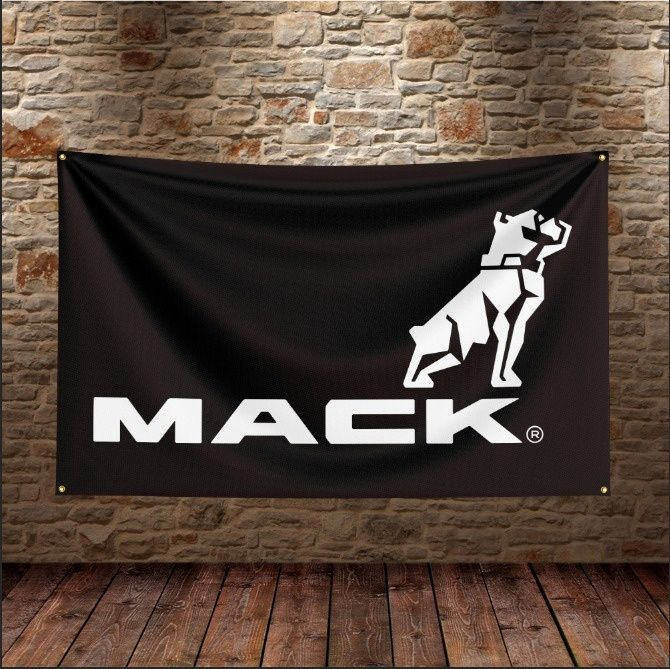 Флаг плакат баннер Mack Trucks #1