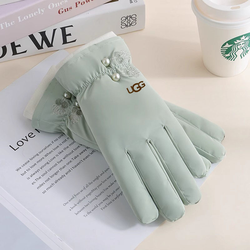 Перчатки термо UGG перчатки женские демисезонные, 1 пара #1