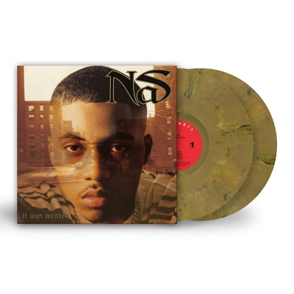 Виниловая Пластинка Nas - It Was Written 2 x Vinyl, LP, Album, Gold / Black Marbled New  #1