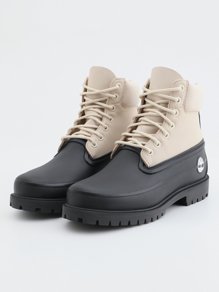 靴 Timberland heritage US7 Ботинки Мужской Timberland черный, размер 43 Демисезон Шнурки Без