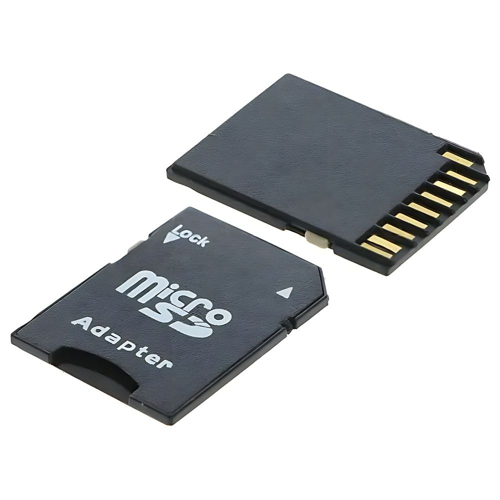 Адаптер для карты памяти TF - SD , переходник micro SD - SD, черный #1