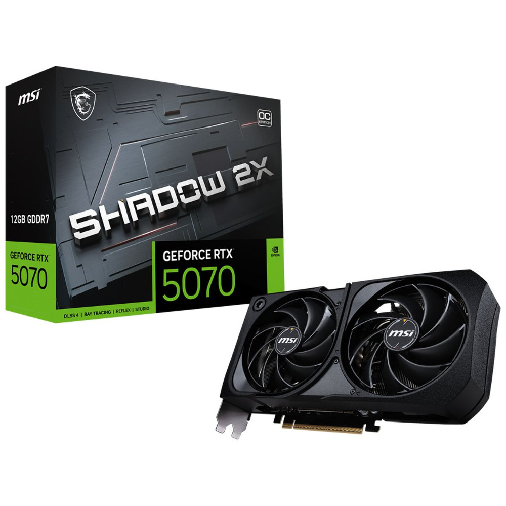 Видеокарта MSI GeForce RTX 5070, 12 ГБ PCI Express 5.0 HDMI