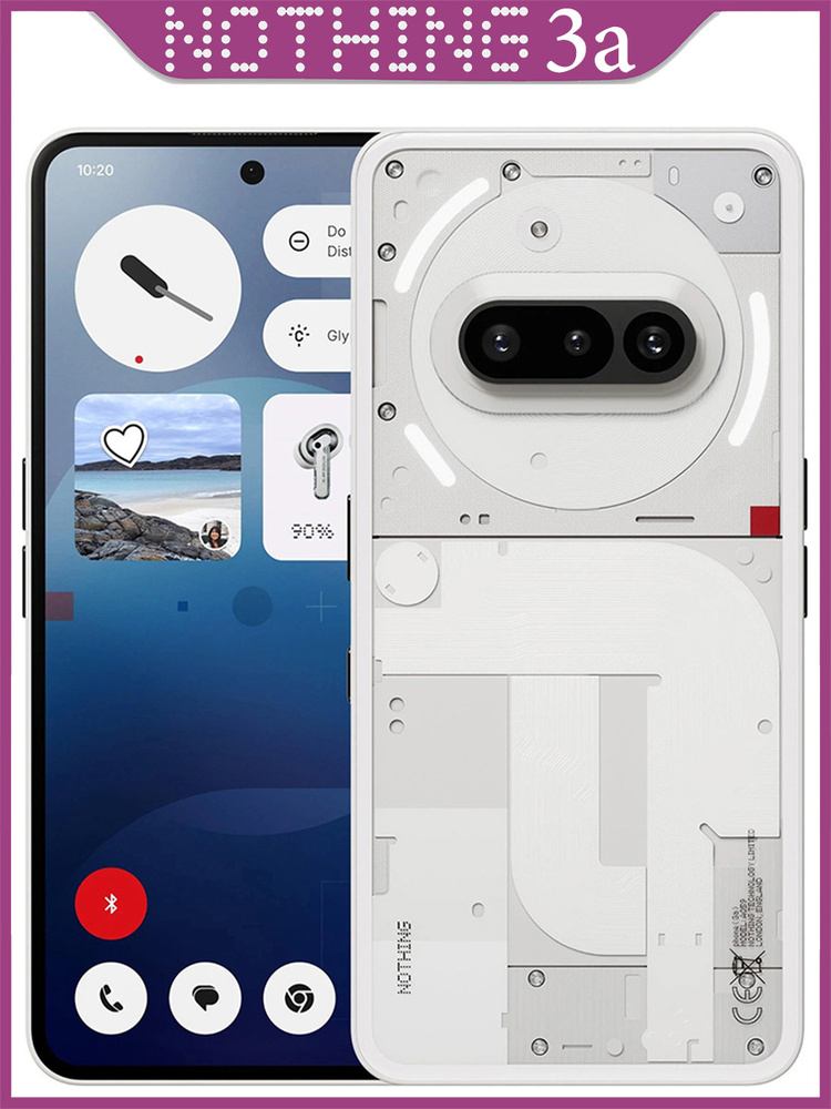 Nothing Phone 3a ホワイト 8GB/128GB 国内版 Nothing Phone(3a) ホワイト【RAM8GB/ROM128GB 国内版SIMフリー】|中古