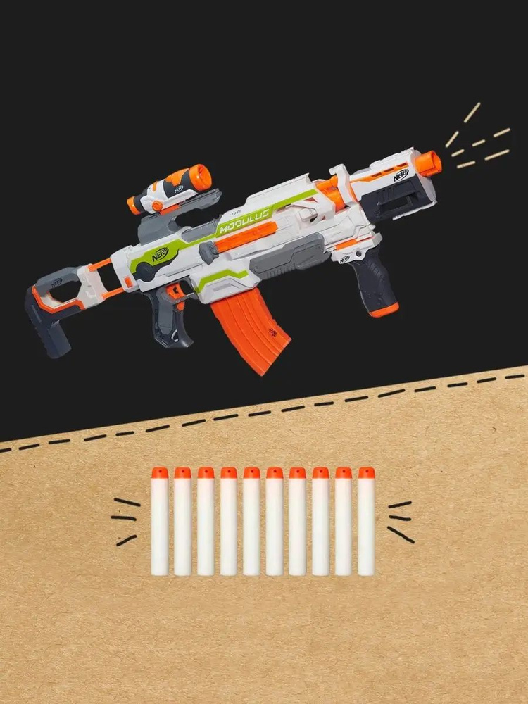 Бластер Нерф Модулус Н-Страйк - Nerf Modulus N-Strike ECS-10