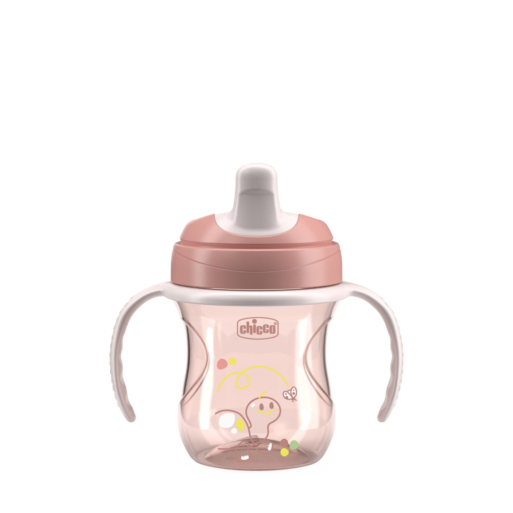 Chicco Поильник Training Cup 6м+, розовый #1