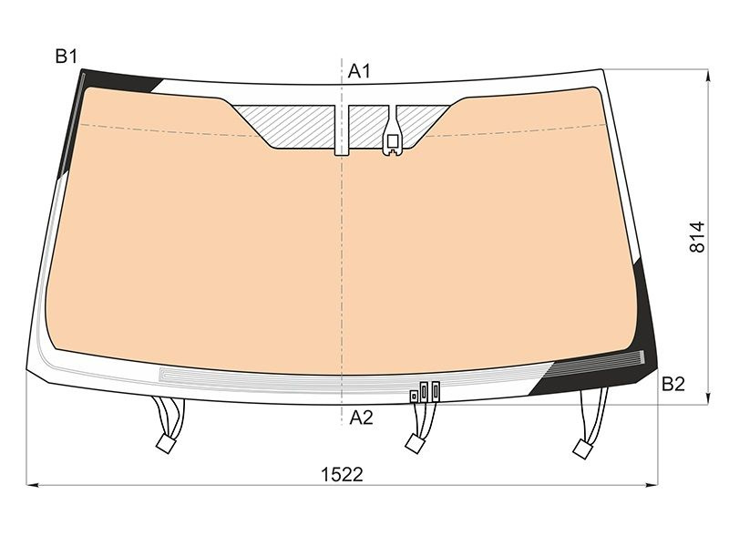 Стекло боковое опускное (Спереди/ Слева/ Затемненное) Toyota Land Cruiser Prado (J150) 09-24 / Lexus