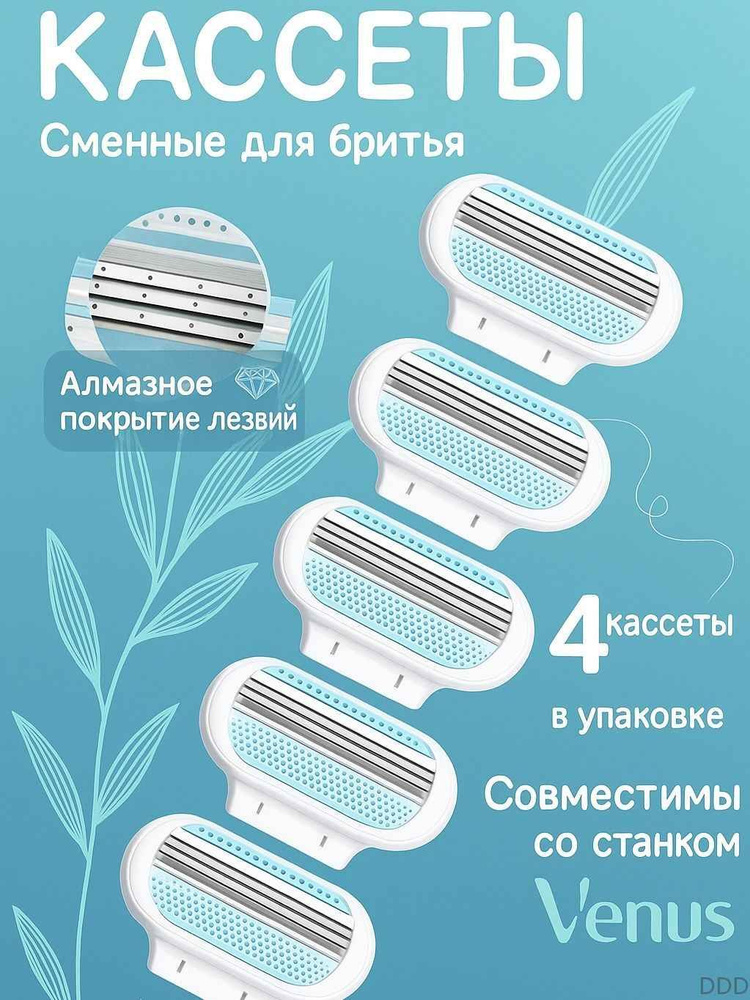Сменные кассеты для женских бритв #1