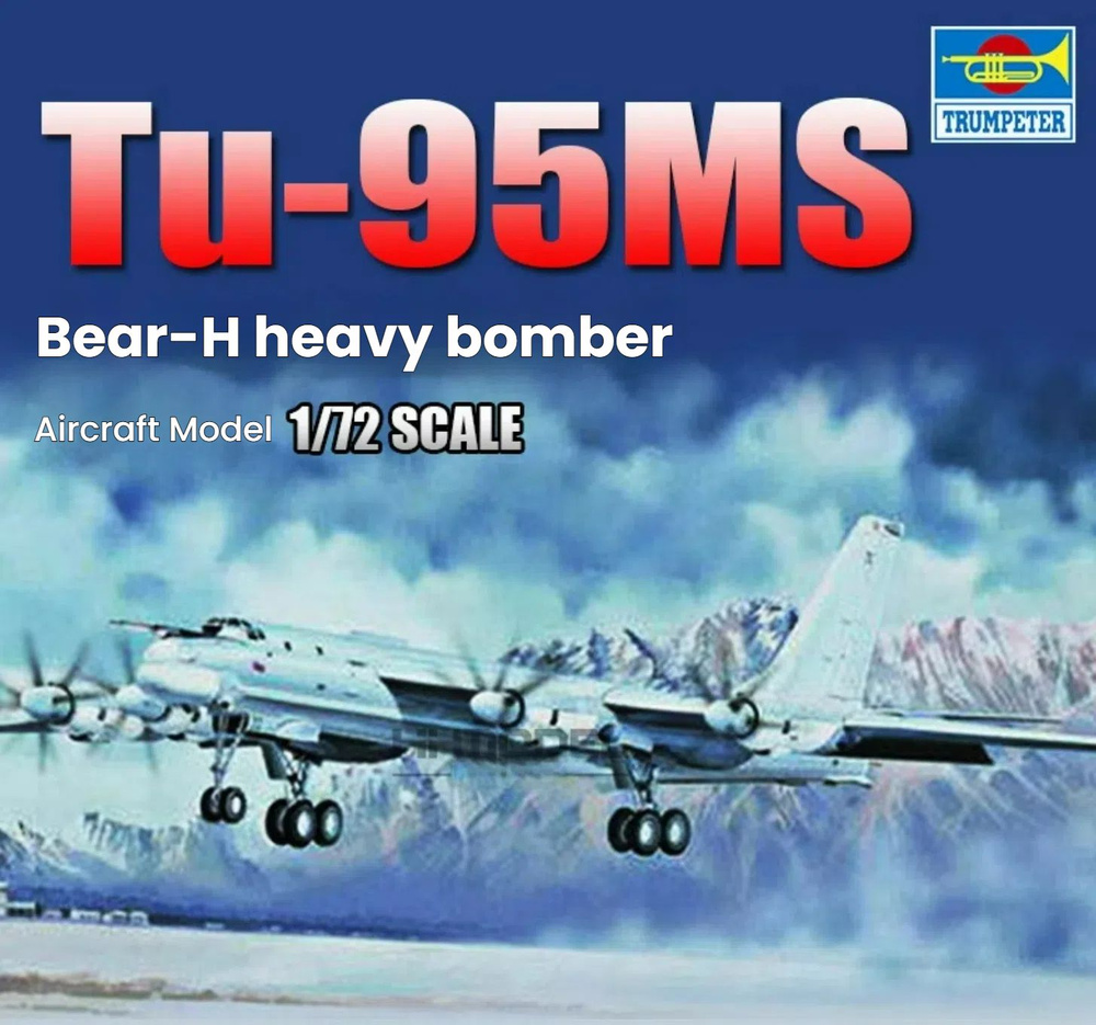 Maquette Trumpeter TU-95MS Bear-H 1/72 – Kit à Monter – Neuf