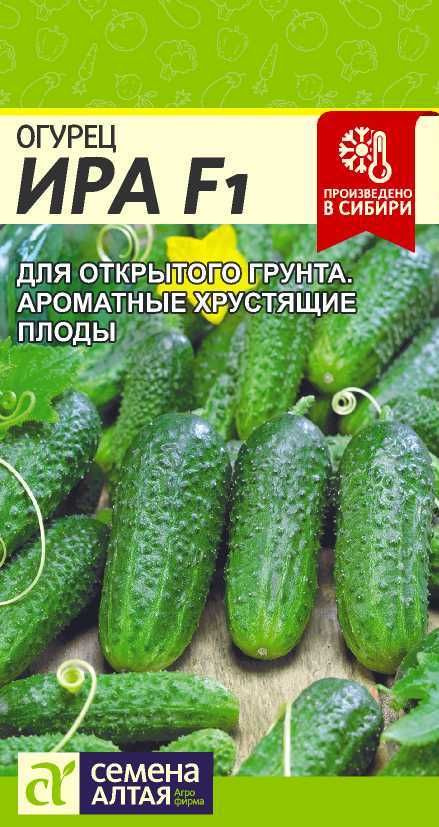 Семена Огурец Ира F1/Семена Алтая/цп 0,3 гр. #1