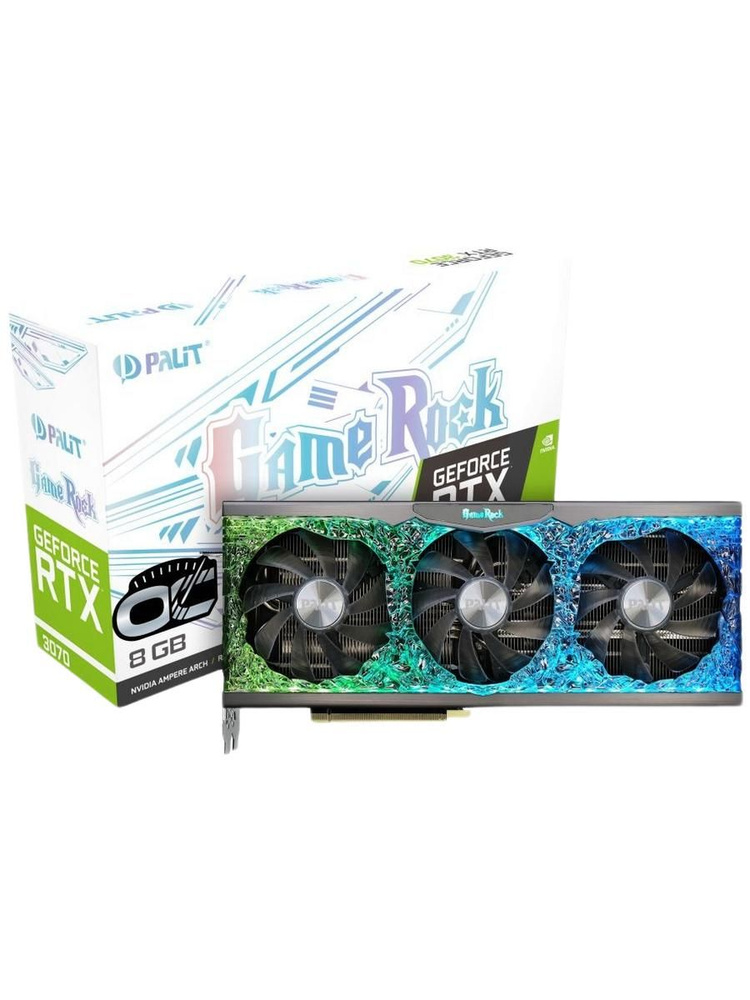 Видеокарта Palit GeForce RTX 3070, 8 ГБ PCI Express 4.0