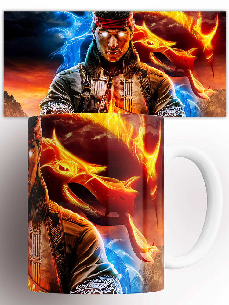 Кружка "игра Мортал Комбат Mortal Kombat 2", 330 мл, 1 шт #1