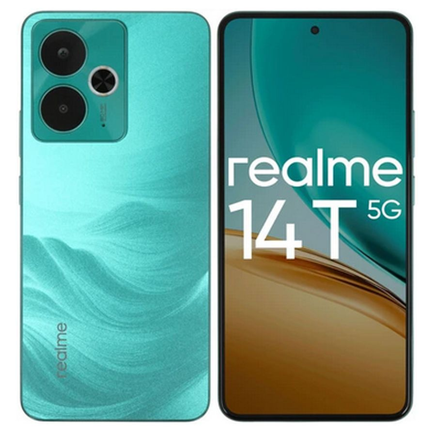 realme Смартфон 14T 12/256 ГБ, Nano-SIM, зеленый #1