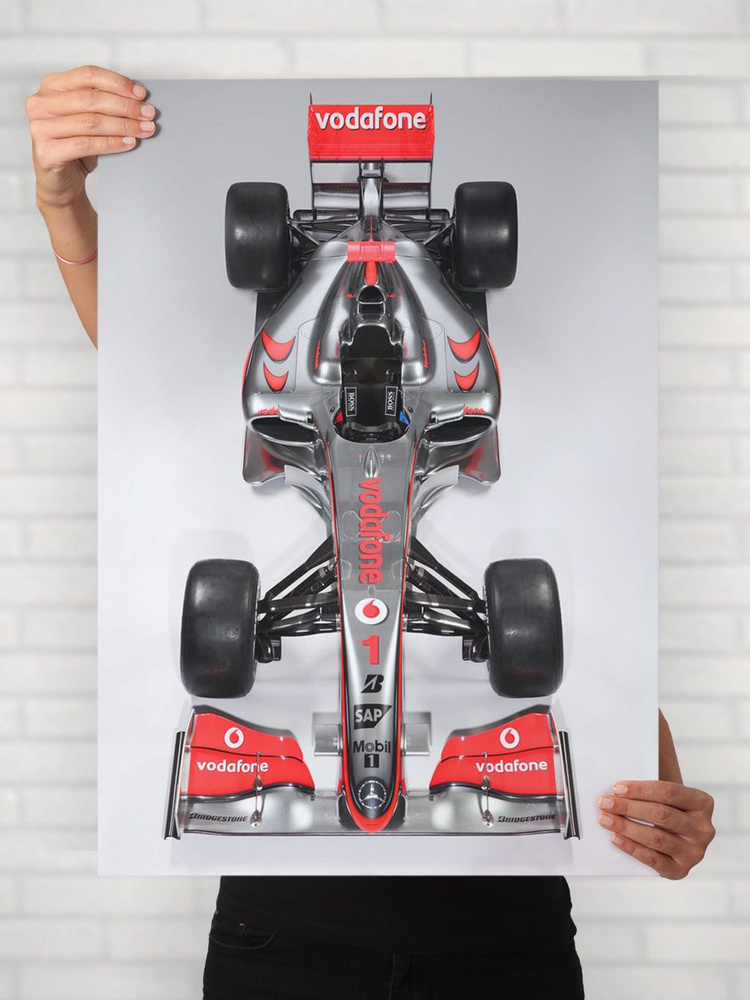 Плакат на стену для интерьера Легенды Авто (Макларен MP4 13 - McLaren MP4 13) - Постер по машине формата #1