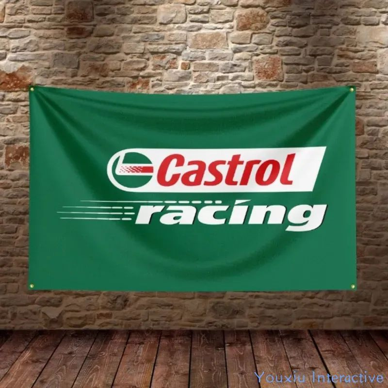 Флаг плакат баннер Castrol #1