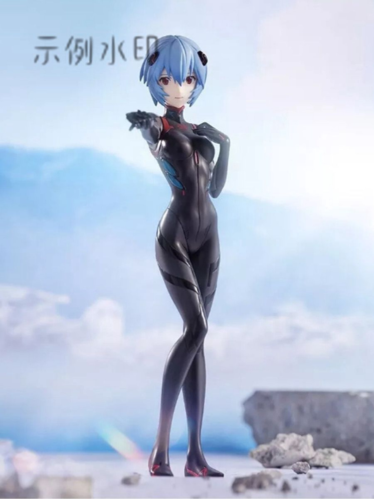 Аниме фигурка EVA Ayanami Rei combat uniform 20,5cm #1