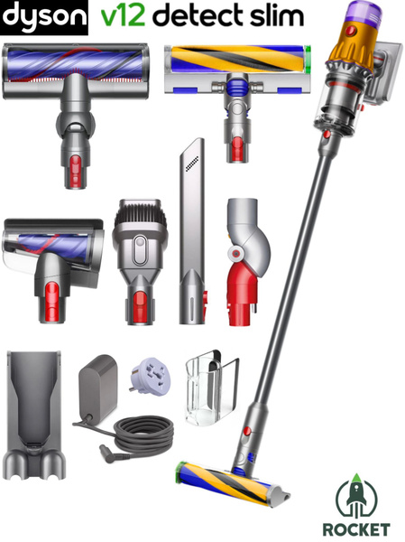 Беспроводной пылесос Dyson V12 Detect Slim Absolute SV46, yellow