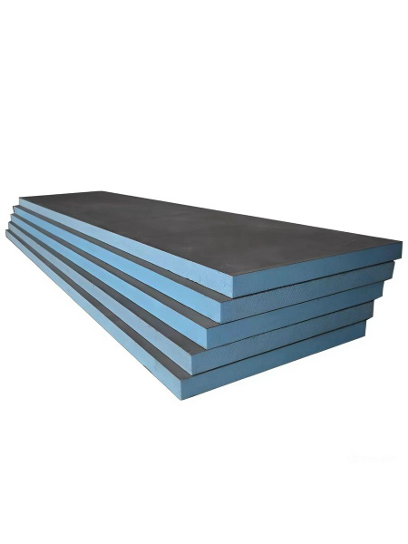 плиты экструдированного пенополистирола синего цвета