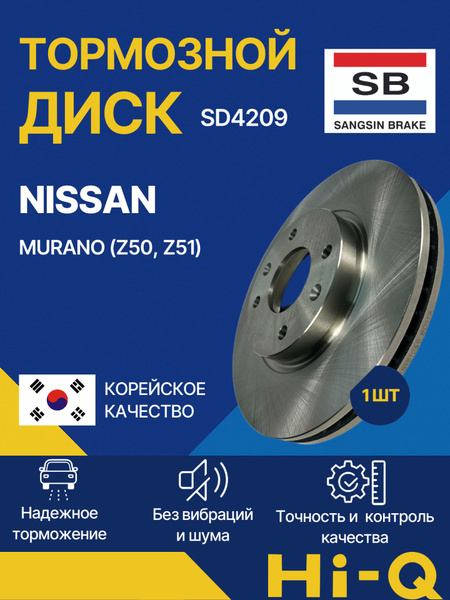 Диск тормозной (Сзади) Infiniti FX35 02-12 / Nissan Murano 02-16