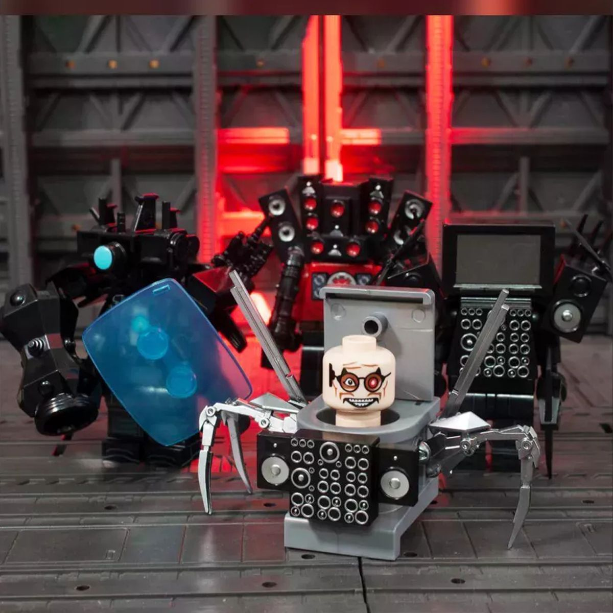 Скибиди туалет Титаны и ученый для lego купить на OZON по низкой цене ...