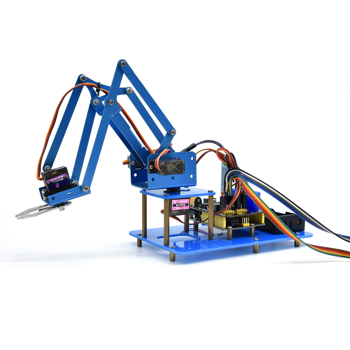 Стартовый набор 4DF Metallic Mechanical Robot Arm V2.0 для Arduino с ...