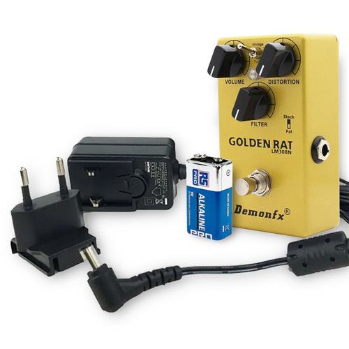 Demonfx GOLDEN RAT/Distortion ディストーション ギター エフェクター