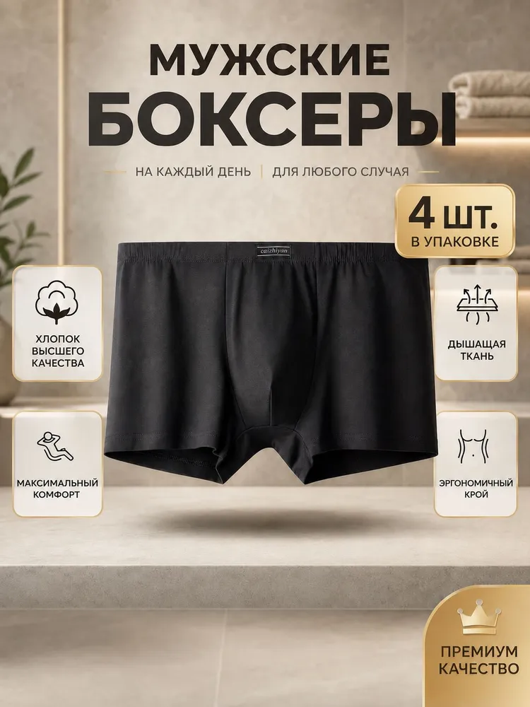Трусы боксеры ZCPIFG225E, 4 шт