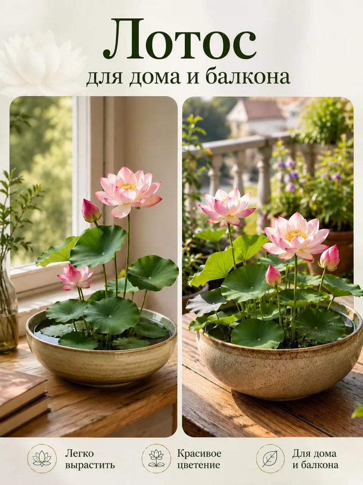 Лотос Орехоносный Люцзян, Семена, 12 шт, 12 шт, фото 2