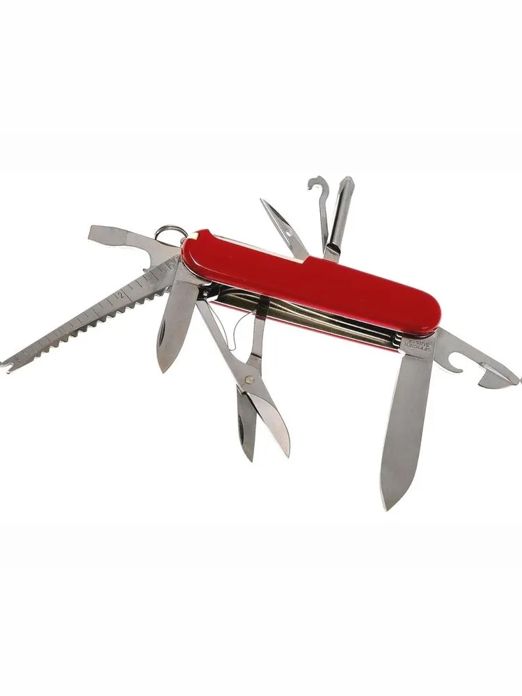 Нож перочинный VICTORINOX Fisherman 1.4733.72, 91 мм, 18 функций, красный, красный, фото 5