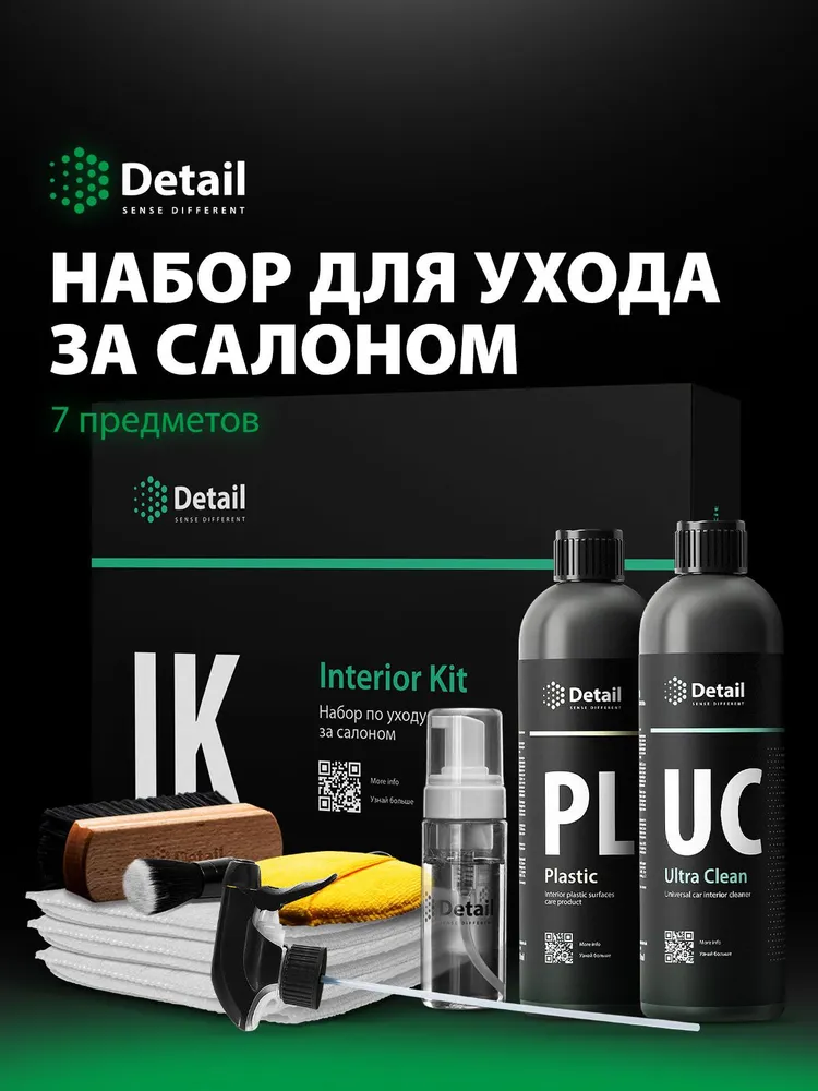 Detail / Набор по уходу за салоном IK Interior Kit 7 предметов, вариант