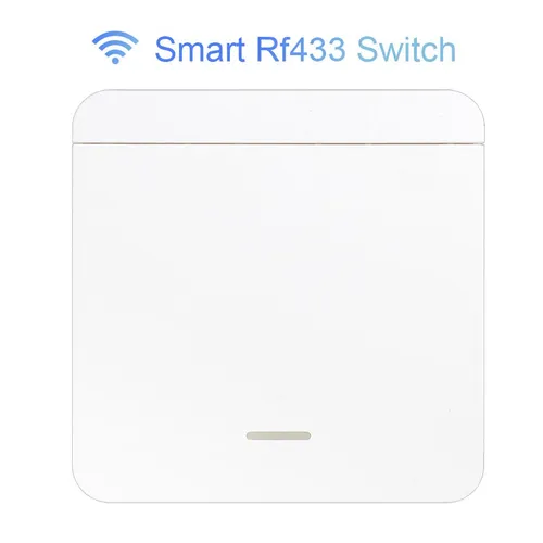 Беспроводная настенная панель RF 433 МГц 1 Gang