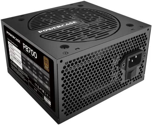 Блок питания для пк Powercase 700Вт, 18А, 1х120мм черный (PS-700B-DC)