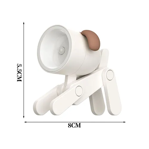Ночник детский, светильник LED, мини-собака, портативный, с держателем для телефона, для спальни, де