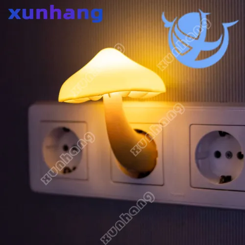Ночник грибочек с датчиком освещения