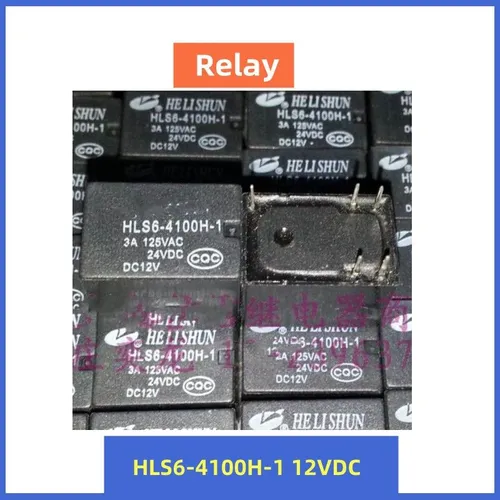3pcs Реле автомобильное HLS6-4100H-1 DC12V, 3A 120VAC/24VDC, герметичное, 5-контактное (1C)