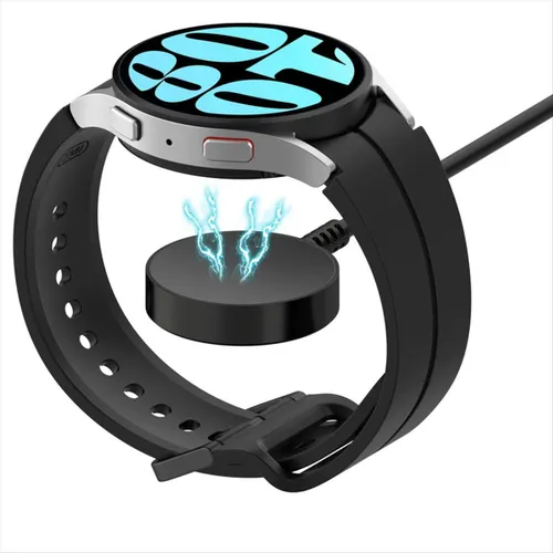 Магнитное зарядное устройство TYPE-C для Samsung Watch Ultra 47 мм с быстрой зарядкой (черное)