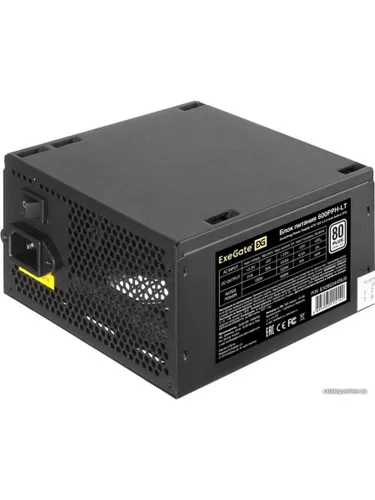 Блок питания ExeGate 600PPH-LT-OEM (EX282044RUS-OEM), 600Вт, 80 PLUS, 120мм, черный