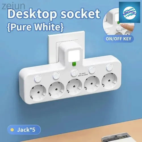 Разветвитель/Тройник, 4 розетки белый