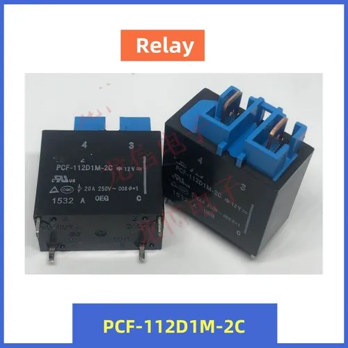 Реле PCF-112D1M-2C 4 контакта, двухштирневой