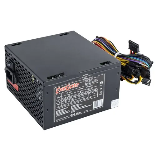ExeGate EX219465RUS Блок питания XP600 , 600Вт, 120мм, черный