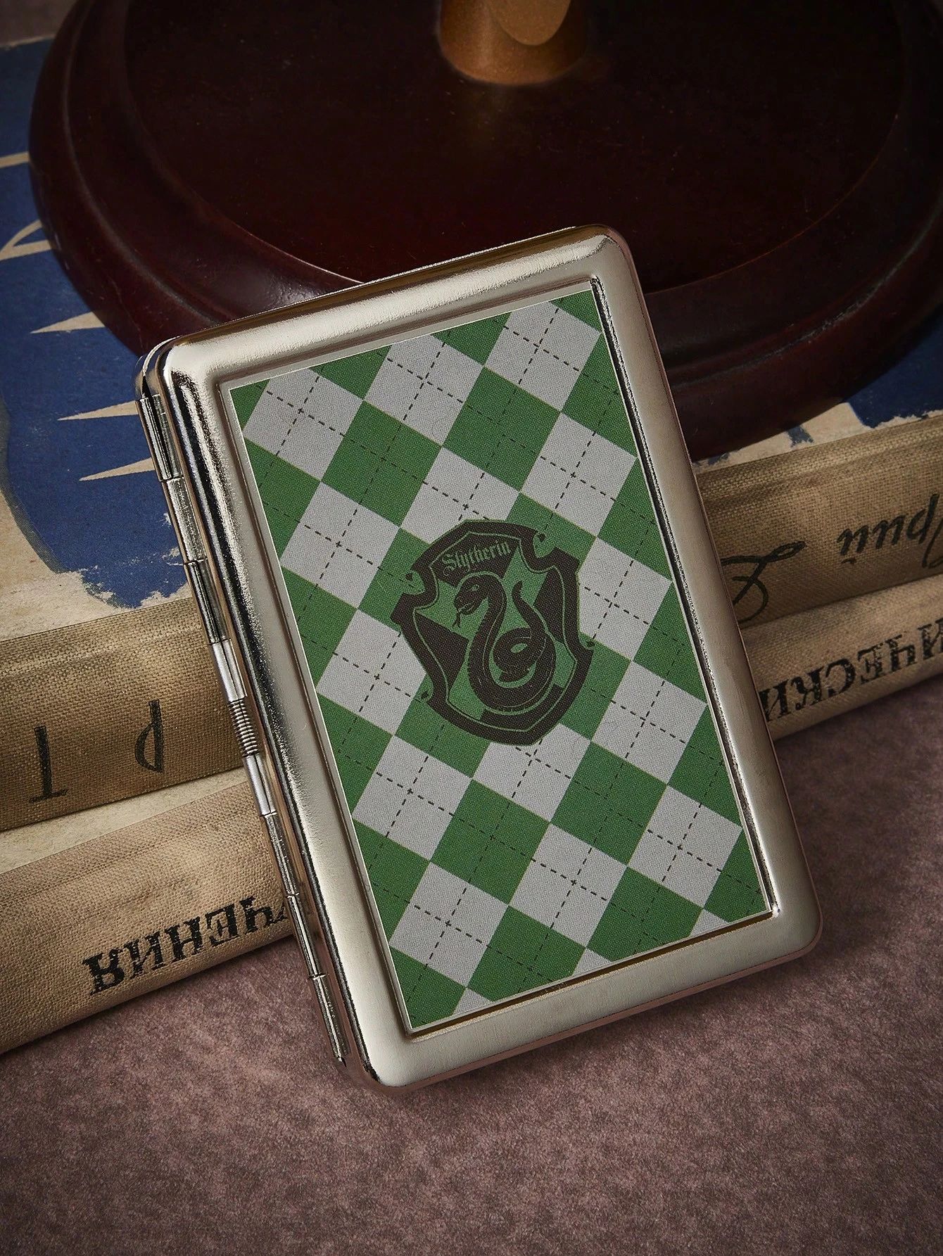 Шеин / SHEIN x Гарри Поттер / Harry Potter металлический футляр для хранения с узором факультетов