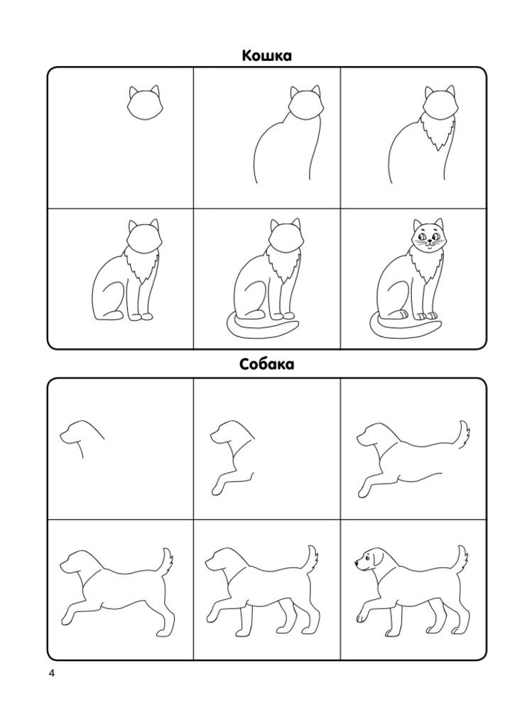 Как нарисовать 100 животных: шаг за шагом | How to Draw 100 Animals: Step - Ozon image 5