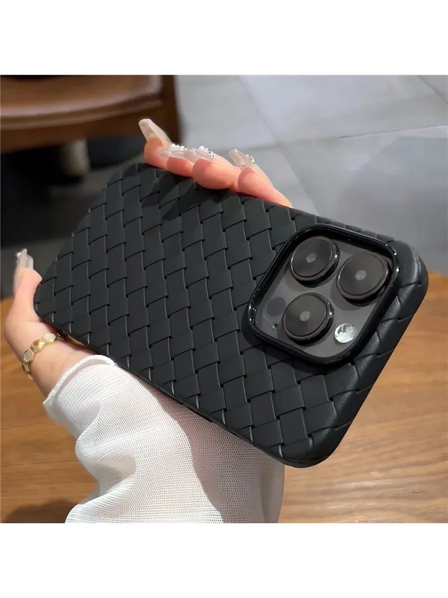 智能手机壳用于6.9″, 硅胶, 黑色