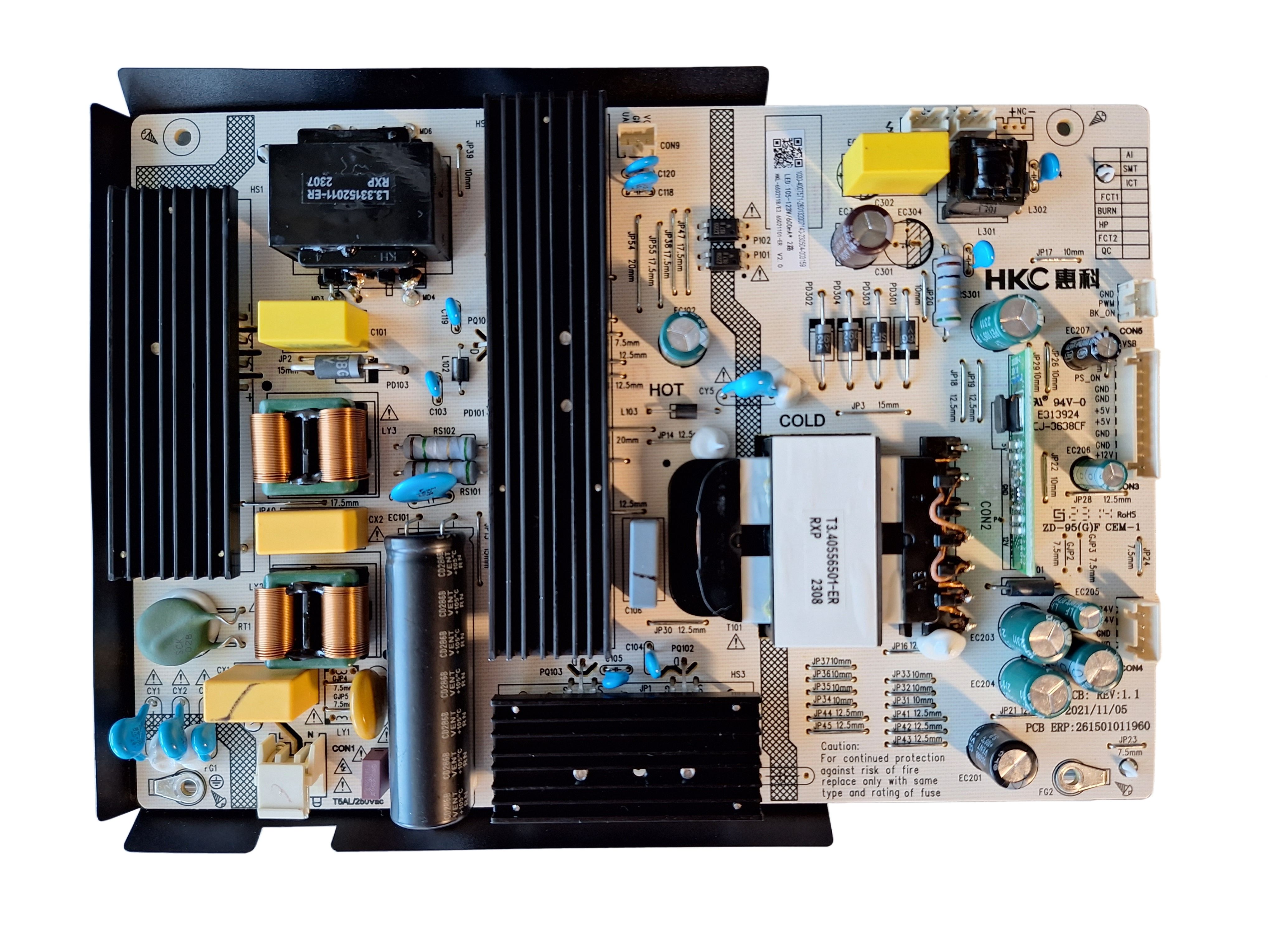 Блок питания 261501011960 HKL-650211B для телевизоров HAIER 65