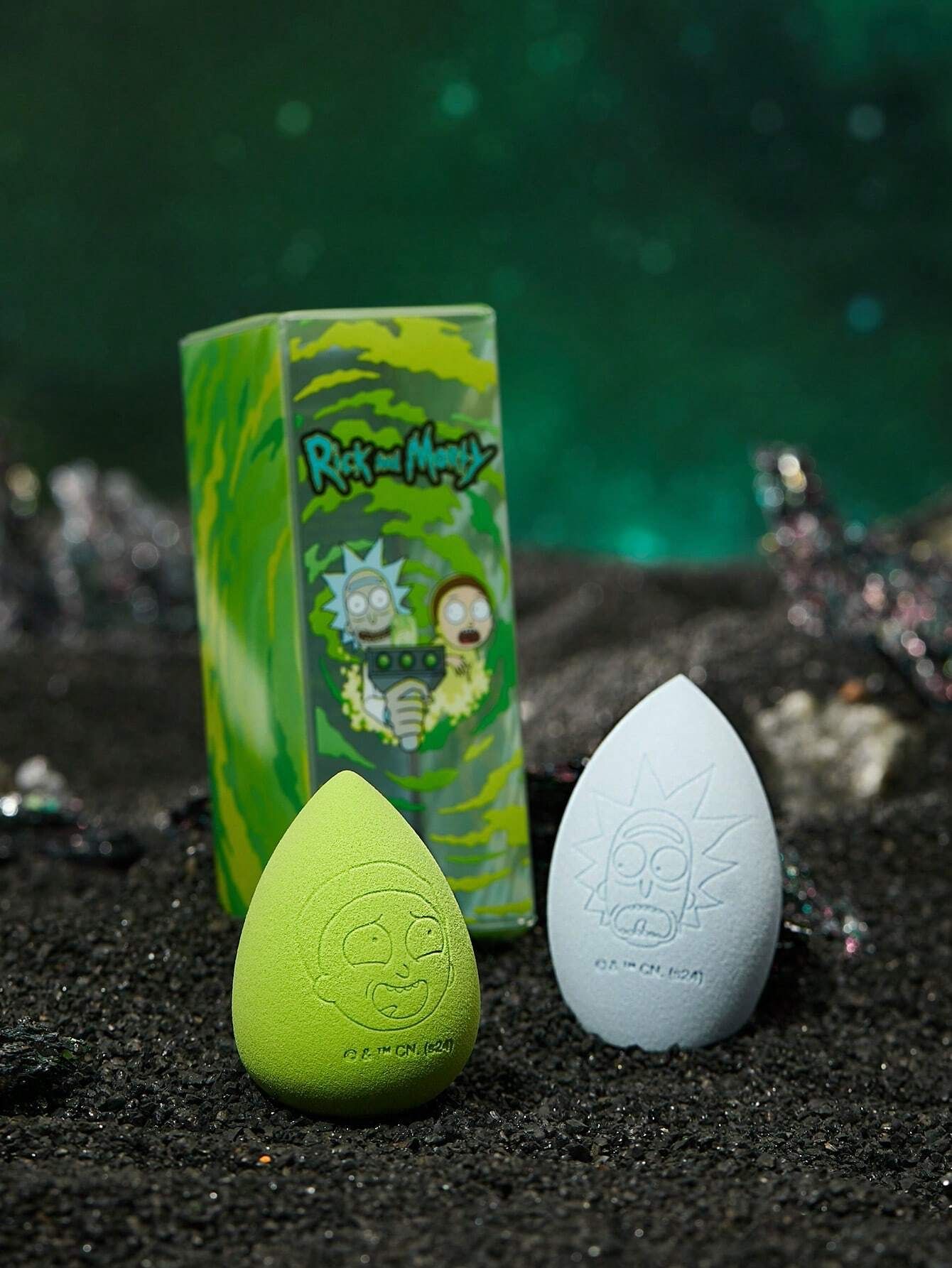 Rick and Morty спонжик мейкап Рик и Морти