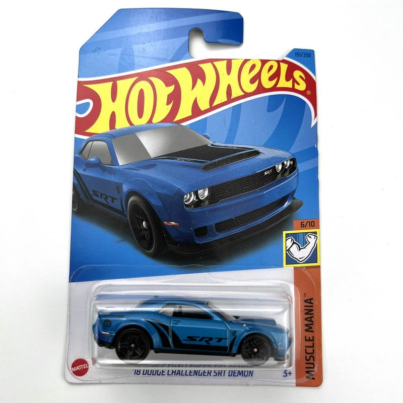 Машинка Mattel Hot Wheels 2023 C4982 18 Dodge Challenger Srt Demon